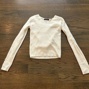 Cream color one size fits all brandy sweater